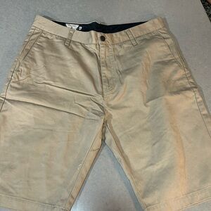 Khaki volcom shorts